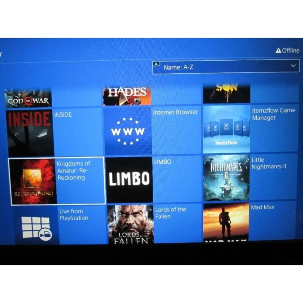 Ps4 Playstation 4 Gold Limited Edition With 60+Games Upgraded 1TB Fire Cuda